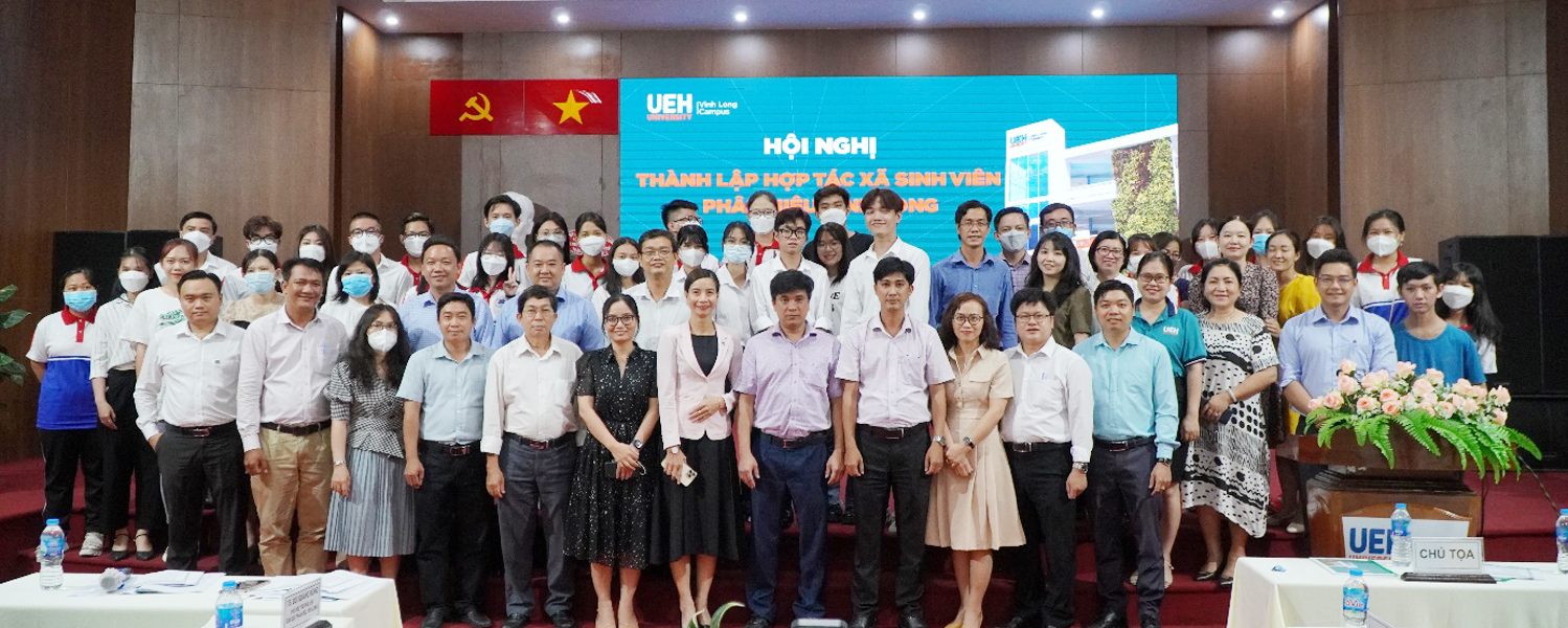 UEH Vinh Long Campus holding a Founding Conference of the Student Cooperative  