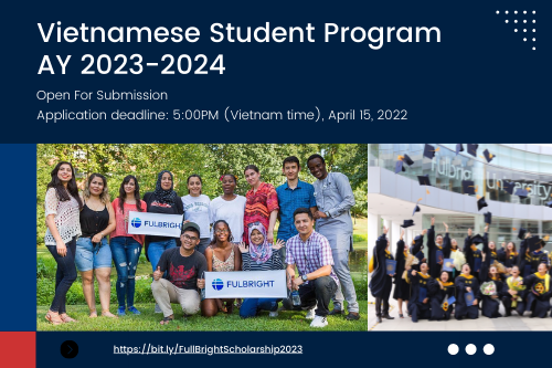 FulBright: Vietnamese Student Program AY 2023 - 2024